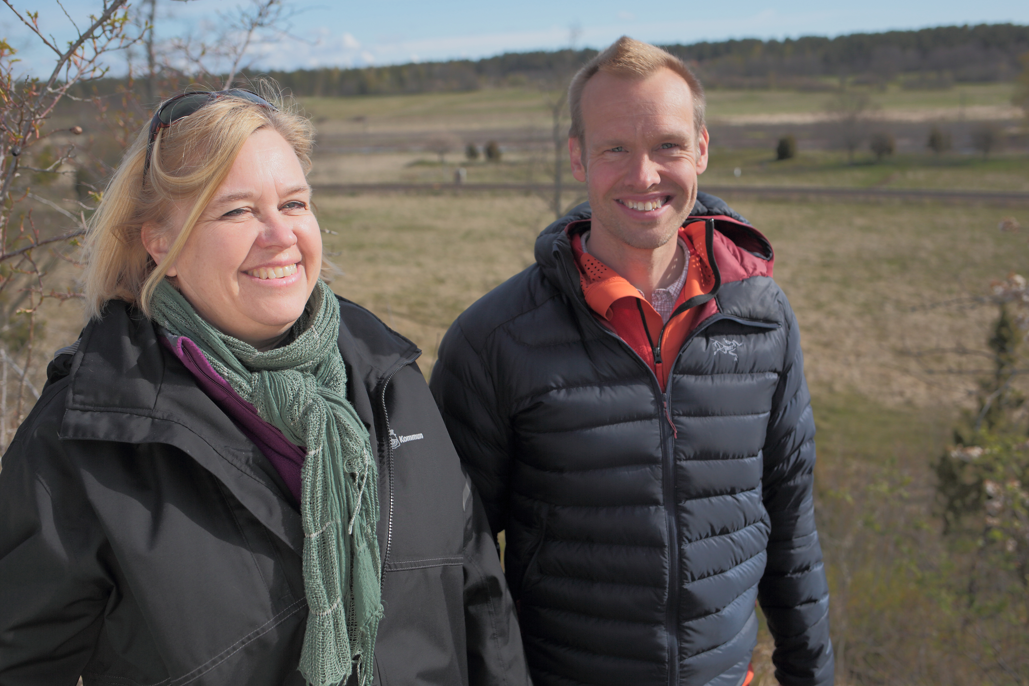 Gun Lindberg och Dennis Wiström