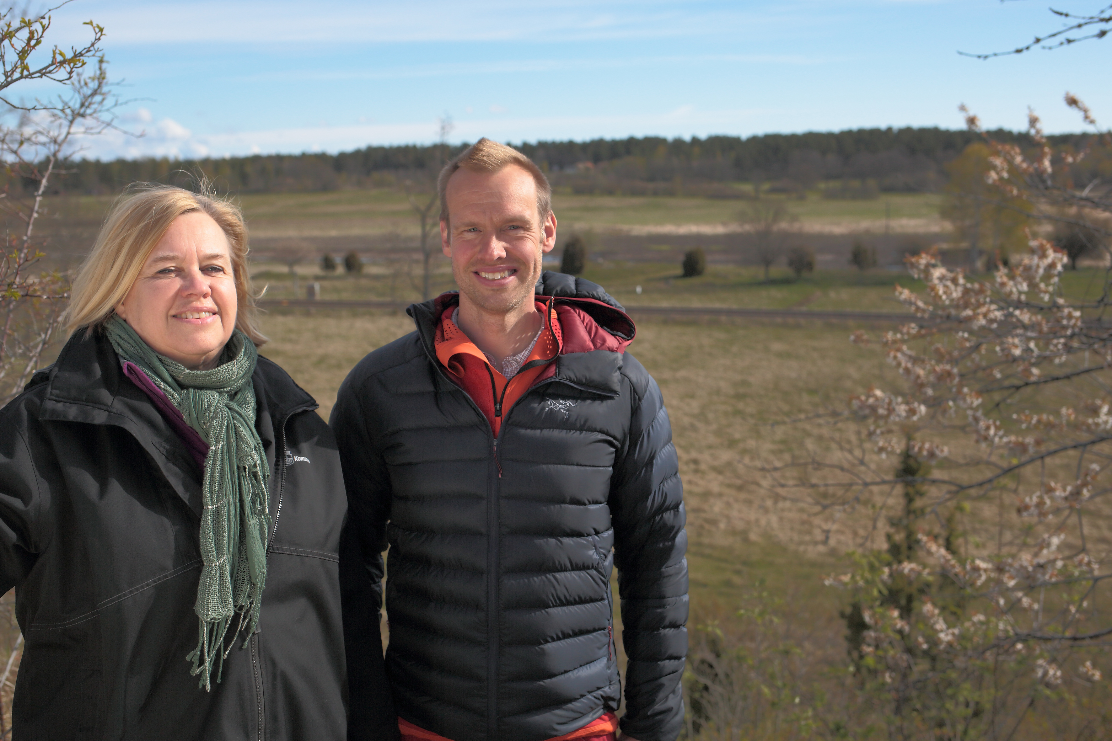 Gun Lindberg och Dennis Wiström