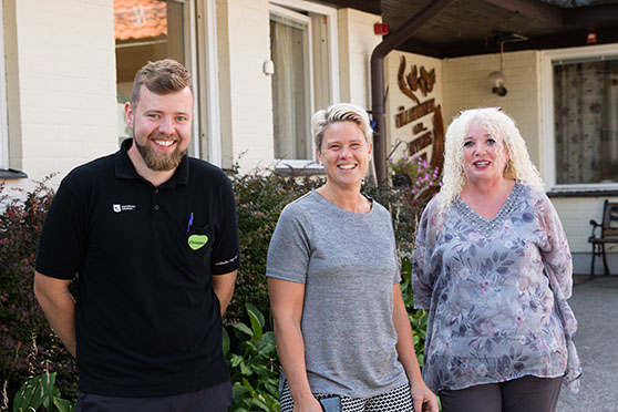 Christian, Ulrika och Anke