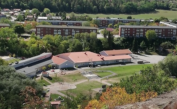 Vy över Åbyängskolan 